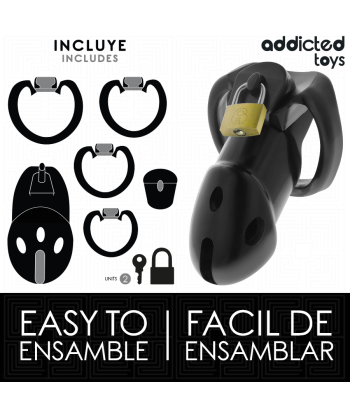 ADDICTED TOYS LOCKED - UNBROKEN DEN JAULA PARA PENE 9,8 CM