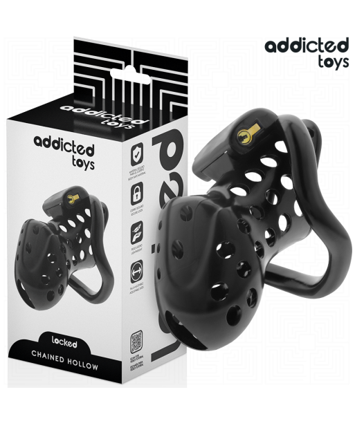ADDICTED TOYS LOCKED - CHAINED HOLLOW JAULA PARA PENE 10,5 CM
