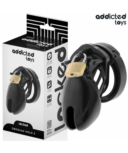 ADDICTED TOYS LOCKED - OBSIDIAN HOLD JAULA PARA PENE TALLA S
