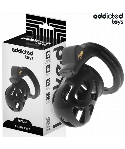 ADDICTED TOYS LOCKED - SILENT KEEP JAULA PARA PENE 7,5 CM