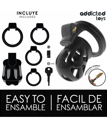 ADDICTED TOYS LOCKED - SILENT KEEP JAULA PARA PENE 7,5 CM
