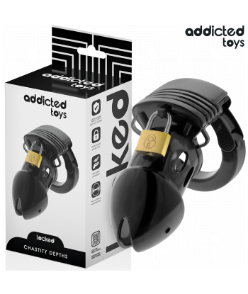 ADDICTED TOYS LOCKED - CHASTITY DEPTHS JAULA PARA PENE 7,5 CM