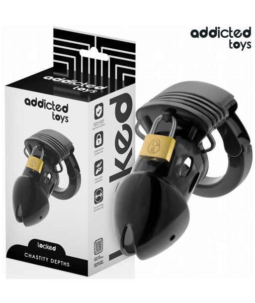 ADDICTED TOYS LOCKED - CHASTITY DEPTHS JAULA PARA PENE 7,5 CM