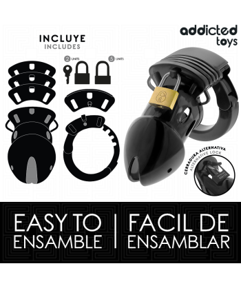 ADDICTED TOYS LOCKED - CHASTITY DEPTHS JAULA PARA PENE 7,5 CM
