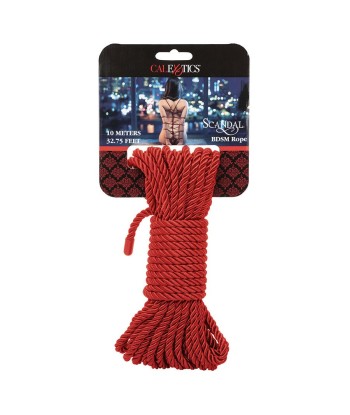 CALEXOTICS - SCANDAL CUERDA BDSM ROJA 10 M