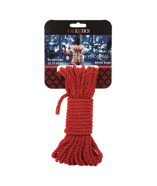 CALEXOTICS - SCANDAL CUERDA BDSM ROJA 10 M