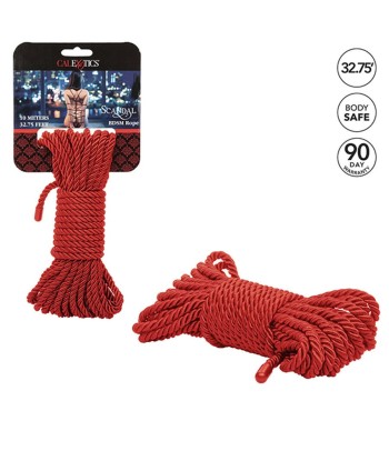 CALEXOTICS - SCANDAL CUERDA BDSM ROJA 10 M