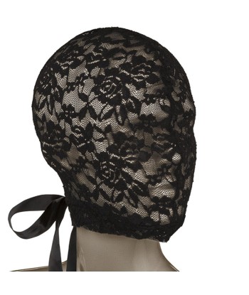CALEXOTICS - SCANDAL PASAMONTAÑAS DE ENCAJE NEGRO CON LAZO