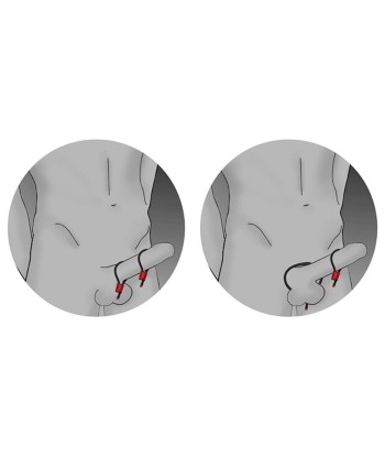 ELECTRASTIM - PRESTIGE ELECTRA LOOPS ANILLOS DE PENE AJUSTABLES NEGRO