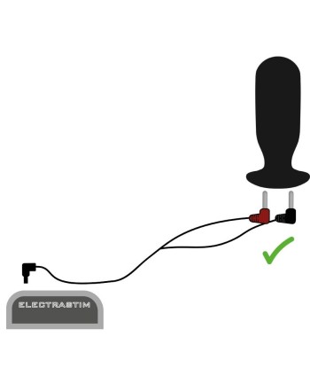 ELECTRASTIM - CABLES DE ESTIMULACIÓN 90 GRADOS