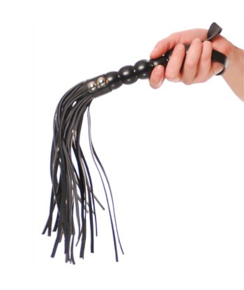 FETISH FANTASY SERIES - LATIGO MANGO ACANALADO CAT-O-NINE TAILS