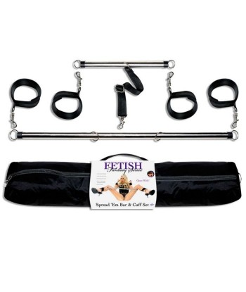 FETISH FANTASY SERIES - SET RESTRICCION BARRAS Y ESPOSAS FETISH