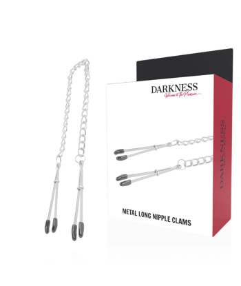 DARKNESS - PINZAS AJUSTABLES PARA PEZONES METAL