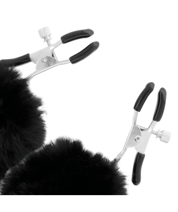 DARKNESS - PINZAS PARA PEZONES CON POMPONES 1