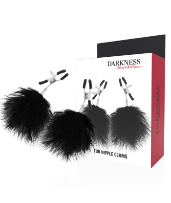 DARKNESS - PINZAS PARA PEZONES CON POMPONES 2