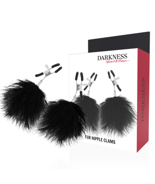 DARKNESS - PINZAS PARA PEZONES CON POMPONES 2
