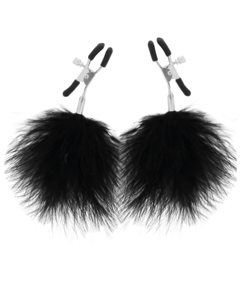 DARKNESS - PINZAS PARA PEZONES CON POMPONES 2