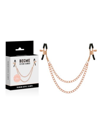 BEGME - BLACK EDITION PINZAS PEZONES CON CADENA