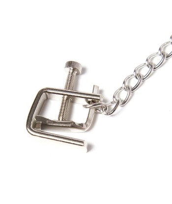 OHMAMA FETISH - PINZAS METALICAS TORNILLO CON CADENA