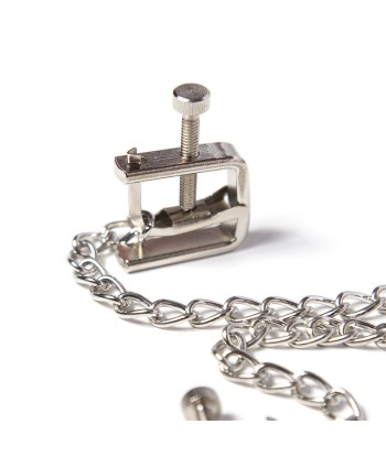OHMAMA FETISH - PINZAS METALICAS TORNILLO CON CADENA