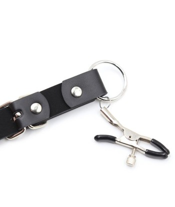 OHMAMA FETISH - PINZAS CLITORIS CON CORREAS PIERNAS