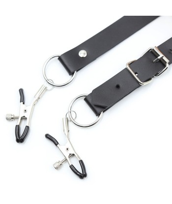 OHMAMA FETISH - PINZAS CLITORIS CON CORREAS PIERNAS