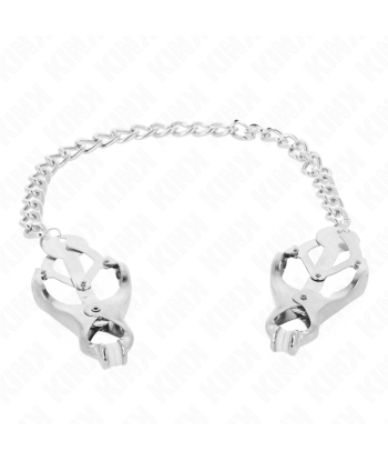 KINK - PINZAS PARA PEZONES ESTILO JAPONÉS CON CADENA PLATEADO 30 CM