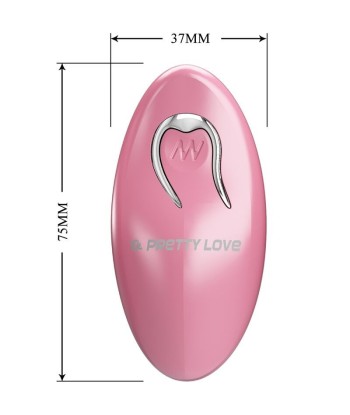 PRETTY LOVE - CAILEY PINZAS PARA PEZONES 10 VIBRACIONES CONTROL REMOTO ROSA