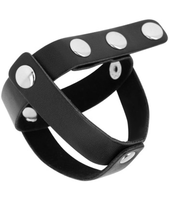 OHMAMA FETISH - FUNDA CUERO DE CASTIDAD PARA TESTÍCULOS
