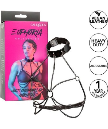 CALEXOTICS - EUPHORIA ARNÉS DE CUELLO DE CADENA