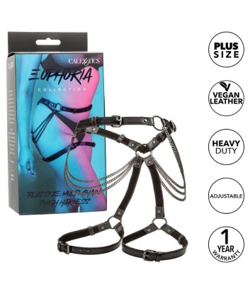 CALEXOTICS - EUPHORIA ARNÉS DE MUSLO CADENA TALLA GRANDE