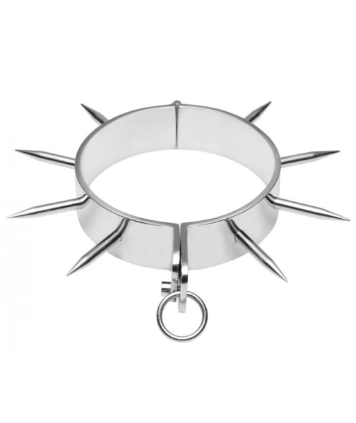 METAL HARD - COLLAR ESCLAVO BDSM CON PUNTAS