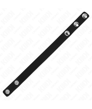 KINK - ANILLO PENE CUERO CON CIERRE A PRESIÓN 21.5 X 1.5 CM