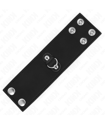 KINK - ANILLO PENE CUERO CON CIERRE A PRESIÓN 18 X 5 CM
