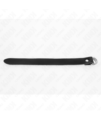 KINK - ANILLO PENE CUERO CON CIERRE A PRESIÓN 22 X 2 CM
