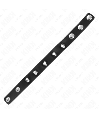 KINK - ANILLO PENE CUERO CON PÚAS 21.5 X 1.6 CM