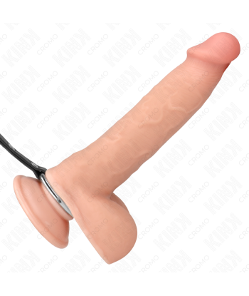 KINK - ANILLO PENE METAL CON CADENA Y PINZAS PARA PEZONES AJUSTABLE