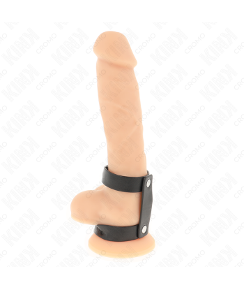 KINK - ANILLO PENE DOBLE POLIPIEL AJUSTABLE