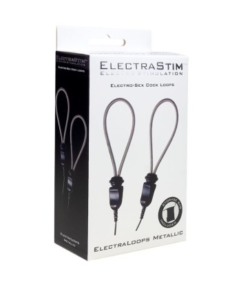 ELECTRASTIM - ELECTRALOOPS E-STIM ANILLOS METÁLICOS AJUSTABLES PARA EL PENE