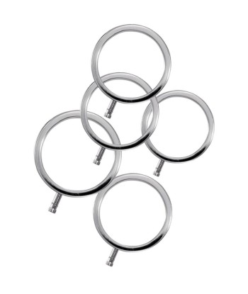 ELECTRASTIM - ELECTRARINGS ANILLOS METÁLICOS PARA EL PENE PACK 5