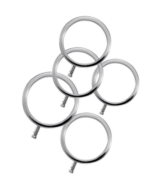 ELECTRASTIM - ELECTRARINGS ANILLOS METÁLICOS PARA EL PENE PACK 5