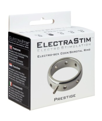 ELECTRASTIM - PRESTIGE ANILLO ELECTROMAGNÉTICO DE METAL PARA EL PENE 50 MM