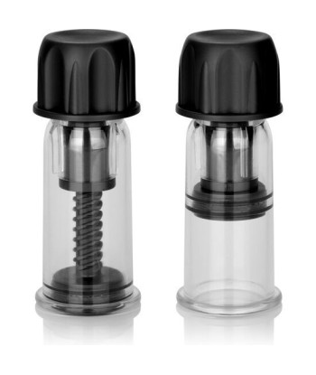 CALEXOTICS - VACCUM TWIST ONDAS ESTIMULADORASES PEZONES NEGRO