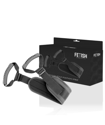 FETISH SUBMISSIVE - ARNÉS PARA HACERLO ESTILO PERRITO CON FORRO DE NEOPRENO