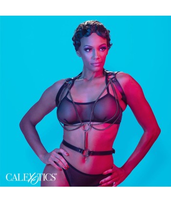 CALEXOTICS - EUPHORIA ARNÉS ESTILO CABESTRO CON MÚLTIPLES CADENAS PREMIUM