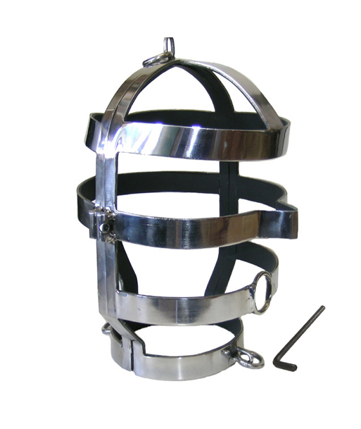 METAL HARD - MASCARA CON COLLAR ACERO METAL HARD - MASCARA CON COLLAR ACERO