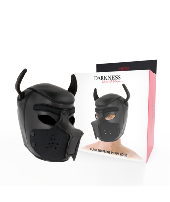 DARKNESS - MÁSCARA PERRO DE NEOPRENO CON HOCICO EXTRAÍBLE M