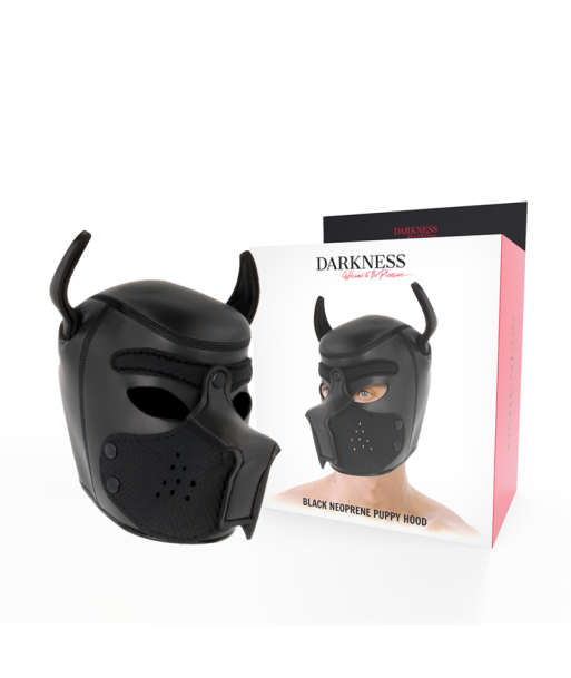 DARKNESS - MÁSCARA PERRO DE NEOPRENO CON HOCICO EXTRAÍBLE M