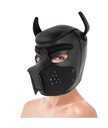 DARKNESS - MÁSCARA PERRO DE NEOPRENO CON HOCICO EXTRAÍBLE L