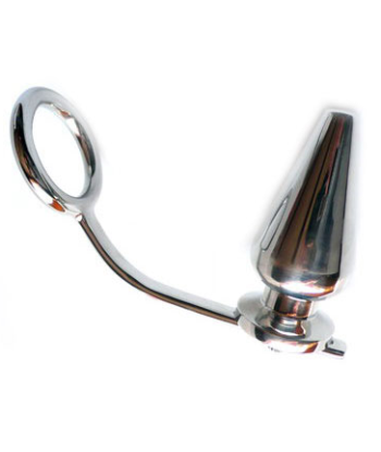 METAL HARD - ANILLO ACERO CON PLUG ANAL 45 X 50MM